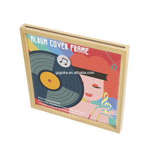 Display on WALL household quality Turntable vinyl record frame vinyl record shelf