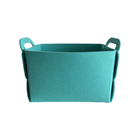 Cube de rangement en tissu gris pliable carré rectangulaire pliable panier de rangement en feutre pour vêtements et articles divers