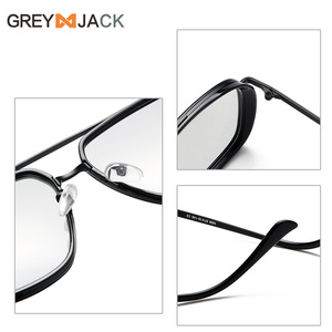 แว่นกันแดดผู้หญิงเกรย์แจ็ค TR กรอบโลหะ UV400 เลนส์โพลาไรซ์ TAC ประเภท 3 แว่นกันแดดสีขาว - Product Image 1