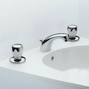 FROMAC Mélangeur de lavabo chromé à 3 trous Outil de tournage de haute qualité - Product Image 4