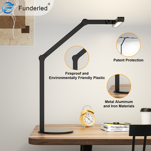 Led nghiên cứu đèn mắt Chăm Sóc Điều khiển cảm ứng màn hình máy tính văn phòng nhà Màn hình Dimmable đọc sách đèn bàn với cơ sở - Product Image 3