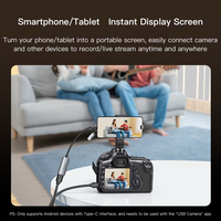 Tarjeta Capturadora de Video SAMZHE USB 3.0/Tipo-C a HDMI, Entrada 4K para PS5/NS, Cámara de Teléfono, Transmisión en Vivo de Juegos, Dispositivo de Grabación
