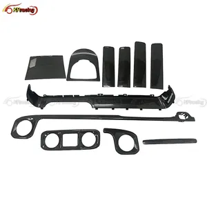 Interior de fibra de carbono seco para coche, recambio para Mercedes Benz clase G W464 G500 G63 2009-2015, 11 Uds.