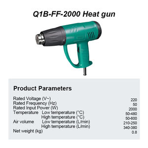 <span class=keywords><strong>Pistola</strong></span> <span class=keywords><strong>de</strong></span> <span class=keywords><strong>Calor</strong></span> <span class=keywords><strong>de</strong></span> Aire Caliente Ajustable <span class=keywords><strong>de</strong></span> Dos Etapas XTXS con Fuente <span class=keywords><strong>de</strong></span> Alimentación Eléctrica, <span class=keywords><strong>Pistola</strong></span> <span class=keywords><strong>de</strong></span> <span class=keywords><strong>Calor</strong></span> Portátil con Temperatura Ajustable - Product Image 2