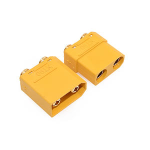 Conector Vertical Macho y Hembra Amass XT90PB-F/M Series con Terminales para Soldar, 45A para ESC de Drones Integrados y Sistemas de Gestión de Baterías - Product Image 2