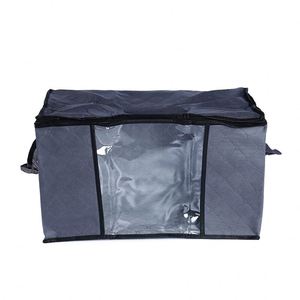 Custom Foldable Clothes Closet Organizer Containers <b>Storage</b> <b>Boxes</b> Bins With Lids Snd Handle - Product Image 1