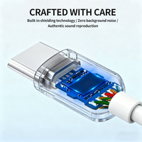Kabel Pengisi Daya Cepat PD 60W Pengisi Daya 3A Kabel Ujung Ganda Tipe C Kompatibel dengan Ponsel Android MacBook iPad Pro Nintendo Switch