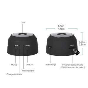 กล้องมินิ <span class=keywords><strong>A9</strong></span> <span class=keywords><strong>WiFi</strong></span> ไร้สาย บันทึกวิดีโอ กล้องรักษาความปลอดภัย กล้องตรวจสอบบ้านอัจฉริยะ สำหรับเด็กทารกและสัตว์เลี้ยง - Product Image 3