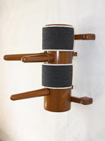Mannequin en bois de Wing Chun pour l'intégration sensorielle, équipement d'entraînement de Kung Fu mural avec coussinets de frappe, bois durable