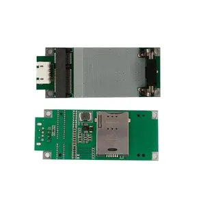 Taidacent迷你PCI-E至USB 2.54毫米4Pin适配器转换器包括用于3G/4g网卡的WWAN/LTE模块的sim卡插槽