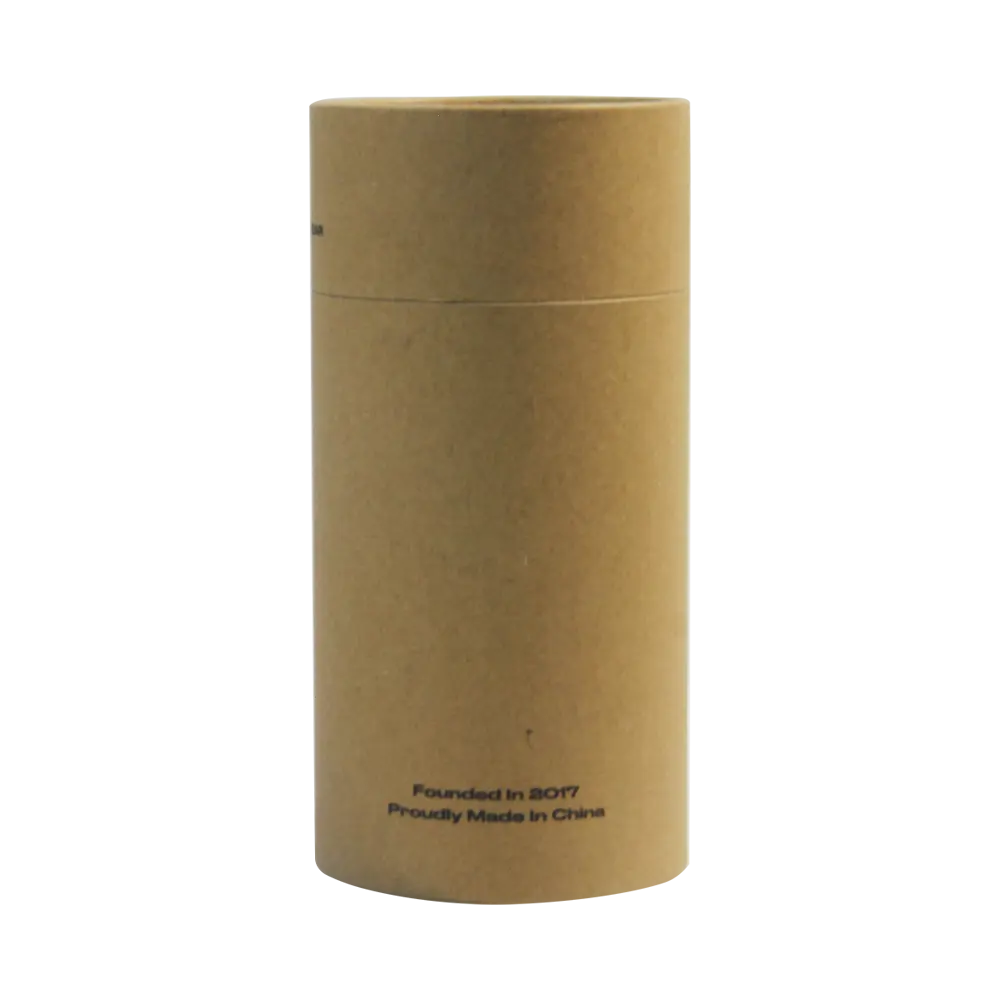 Logo personalizzato tubo di carta da tè imballaggio cilindro di cartone per uso alimentare contenitore per alimenti in carta kraft per l'imballaggio della scatola rotonda del tè