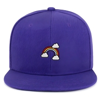 Gorro de Béisbol de 6 Paneles de Moda, Bordado de Nube Arcoíris, Ajustable, Unisex, Gorra de Calle, Estilo Hip Hop, para Deportes Diarios al Aire Libre