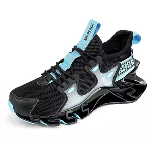 Chaussures de marche décontractées pour hommes de haute qualité, souples, respirantes, légères, à lacets, pour l'été et l'hiver, avec talon compensé - Product Image 3