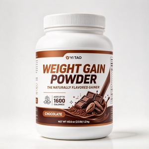 Poudre de prise de poids OEM/ODM saveur chocolat 1600 calories, gain de masse protéiné élevé pour la croissance musculaire et un gain de poids sain, faible MOQ 50 pièces - Product Image 1