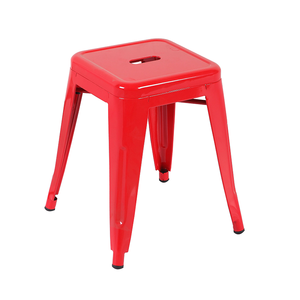 Modern Low Height Metal Bar <strong>Stools</strong> for Home Bar Outdoor Living Hotel Kitchen- <strong>Stacking</strong> Furniture for Wholesale - Product Image 1