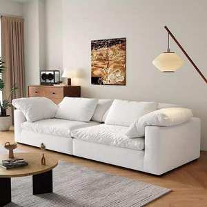 Sofá Modular en Forma de L de Tres Plazas, Muebles para Sala de Estar, Sofá Seccional de Esponja, Sofá <span class=keywords><strong>Cama</strong></span> Tapizado sin Estructura, Terciopelo - Product Image 2