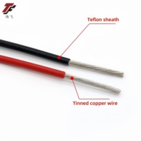 Stock disponible nouveau produit Offre Spéciale bonne qualité UL1330 fil électrique haute température 200 ℃ câble et fil en cuivre étamé