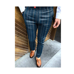 Pantalon slim pour homme, imprimé, respirant, 100% polyester, avec poches, pantalon décontracté pour l'extérieur - Product Image 4