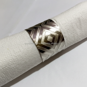 Rond de serviette de table de créateur pour la décoration de la maison Article de bureau Vaisselle Porte-anneau de serviette Hôtels et bar Vaisselle Rond de serviette - Product Image 1