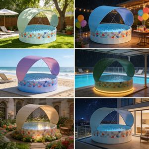 <span class=keywords><strong>Piscina</strong></span> Pequeña Personalizable, <span class=keywords><strong>Piscina</strong></span> para Bebés para el Hogar, Interior, para Niños Pequeños, Personalizada, Poco Profunda, de Plástico <span class=keywords><strong>Duro</strong></span> con Borde Suave - Product Image 6