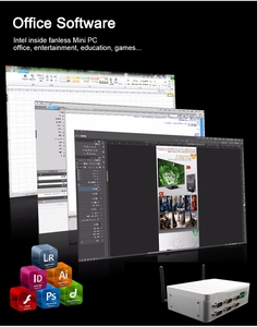 New <strong>ITX</strong> Industrial <strong>Case</strong> Fanless 12th N100 Processor DDR5 M.2 NVME SSD 2x2.5G Lan GPIO 3G/4G Support Server OPN OPS Computer - Product Image 4