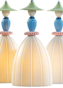 Lámpara de Techo de Lujo de Alta Gama para Sala de Estar, <span class=keywords><strong>Lladro</strong></span> Mademoiselle, Redonda, con 3 Luces, Estilo Sharing Secrets - Product Image 5