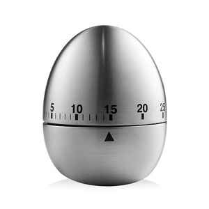 Temporizador de Cocina Mecánico de Acero Inoxidable, Diseño Clásico, Ecológico, con Alarma de Cuenta Regresiva <span class=keywords><strong>para</strong></span> Cocinar, Ducha, Estudio, Huevos, Manzanas - Product Image 4