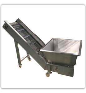 Meyve ve paslanmaz çelik tel örgü için Metal parçalar su deposu ile özelleştirilmiş basit sebze yıkama makinesi bant konveyör - Product Image 4