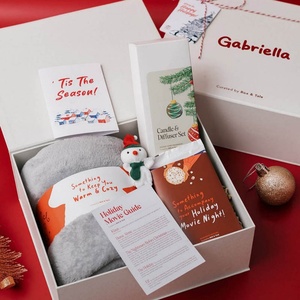 Customized Soy Ink Printing Christmas Festivals <b>Box</b> Book-Shaped <b>Box</b> Packaging for Christmas Gift Chocolates Cookies Candy - Product Image 2