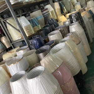 Tissu en coton Empire <span class=keywords><strong>rose</strong></span> fait à la main en gros pour <span class=keywords><strong>abat</strong></span>-<span class=keywords><strong>jour</strong></span> polyvalent chinois côtier méditerranéen européen français - Product Image 4