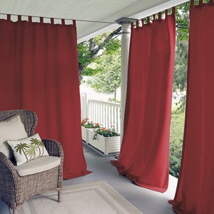Xinlan Ready Made Cortina Resistente a los rayos UV Impermeable Peso pesado <span class=keywords><strong>Lona</strong></span> 100% Poliéster Patio Cortina al aire libre - Product Image 2