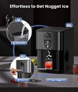 Comptoir de machine à glaçons électrique Nugget 44lbs/24H réservoir d'eau de distributeur de Machine à glace carrée à granulés à mâcher doux - Product Image 5