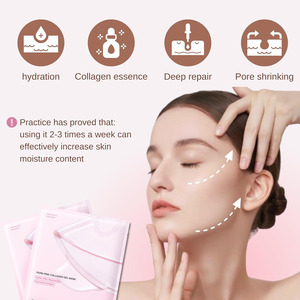 Masque facial en gel de collagène <span class=keywords><strong>rose</strong></span>, format voyage, poudre hydrogel, hydratant et raffermissant pour le visage - Product Image 3