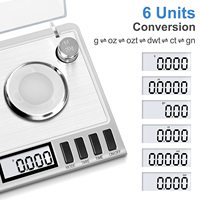 Balance numérique de poche précise 50g/0,001g, idéale pour peser les bijoux et les diamants, écran LCD, fonctionne sur piles