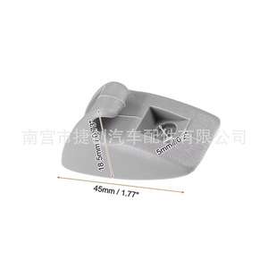 Sun Visor Hook <b>Bracket</b> Clip 45mm Gray Nylon For Volkswagen Jetta Santana Passat B3 - Product Image 1