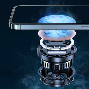 Refroidisseur <span class=keywords><strong>de</strong></span> téléphone portable portable, <span class=keywords><strong>refroidissement</strong></span> <span class=keywords><strong>rapide</strong></span>, radiateur <span class=keywords><strong>de</strong></span> téléphone avec ventilateur pour jeux mobiles, refroidisseur arrière <span class=keywords><strong>de</strong></span> téléphone portable - Product Image 4