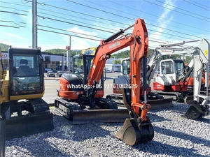 Machines de construction de mini-excavatrices KX057-4 Kubota utilisées Kubota de 5,6 tonnes d'origine japonaise Excavatrices hydrauliques sur chenilles KX057-4 - Product Image 6