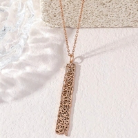 Colliers personnalisés en acier inoxydable avec verset religieux islamique arabe Allah Ayatul Kursi pour homme et femme
