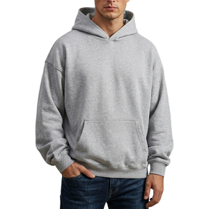 Sweat-shirts à capuche personnalisés de haute qualité pour hommes, coupe oversize, en molleton de coton vierge, style streetwear, OEM TKAN1059 - Product Image 2