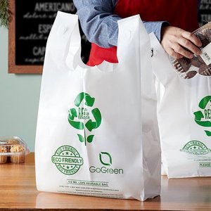 Bolsa de Compras de Plástico PE Económica <span class=keywords><strong>MU</strong></span> con Impresión en Huecograbado, Engrosada de 0.1mm, 20x30cm, para Uso en Alimentos y Supermercados - Product Image 5