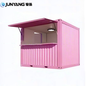 Casa Contenedor Modular Multifuncional Personalizada, Estructura de Acero Prefabricada, Casa Contenedor de 10 pies para Cafetería, Kiosco Callejero - Product Image 2