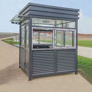 Poste de Garde en Structure Acier, Design Moderne, Cabine de Sécurité Extérieure, Châssis en Acier Léger, Résistance au Vent 121+ mph - Product Image 1