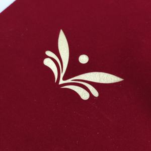 Vintage Dark Green Velvet Box Personalized Photo Wedding Invitation Box Save the Date QR Code Caja De Terciopelo Invitación Boda - Product Image 5