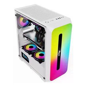 Boîtier <span class=keywords><strong>Micro</strong></span> <span class=keywords><strong>ATX</strong></span> /<span class=keywords><strong>ATX</strong></span>/ITX en alliage d'aluminium avec verre trempé SPCC, boîtier d'ordinateur de jeu <span class=keywords><strong>pour</strong></span> joueurs, tours d'ordinateur avec ventilateur RVB - Product Image 2