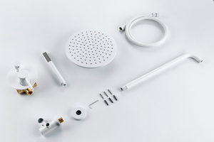 Système <span class=keywords><strong>de</strong></span> <span class=keywords><strong>douche</strong></span> invisible à 2 voies, blanc, pour salle <span class=keywords><strong>de</strong></span> bain, coude ou plafond, pomme <span class=keywords><strong>de</strong></span> <span class=keywords><strong>douche</strong></span>, pluie, douchette à main - Product Image 3