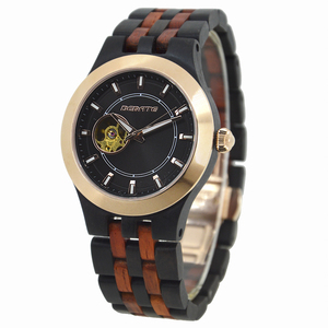 Montre avec mouvement mécanique en bois, livraison gratuite, nouvelle collection - Product Image 6