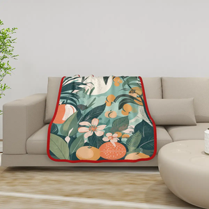 Image personnalisée Luxe 250 GSM Réversible Flanelle Jeter Couverture 4:5 Ratio Super Doux Corail Polaire Confortable Chaud Camping En Plein Air Décoratif - Product Image 3