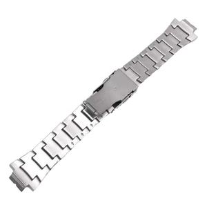 Pulsera de reloj de acero inoxidable de lujo para <span class=keywords><strong>Casio</strong></span>, correa de reloj de repuesto de metal de acero inoxidable de repuesto, pulsera - Product Image 4