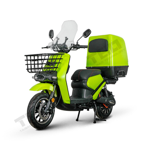 Scooter de Reparto de Comida de Dos Ruedas G4 con Caja Trasera Grande, Ciclomotor para Adultos, 60V, Autonomía de 40-60 km, Scooter G4 con Pedales - Product Image 4