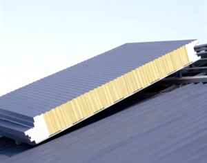Panneau sandwich en aluminium de laine de roche de haute qualité pour toit mural Excellente <span class=keywords><strong>isolation</strong></span> ignifuge pour la construction de maisons Commercial - Product Image 6